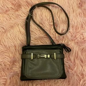 Rosetti Crossbody Purse Gray, dark gray/black